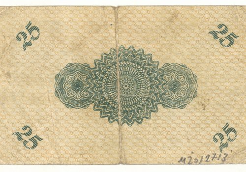 Numer inwentarzowy: MŻo/27-3; Wymiary: Wysokość &ndash;&nbsp; 6,6 cm; Szerokość &ndash; 9,9 cm; Materiał: papier; Technika: drukarska; Pochodzenie: Grass. Barth. & Comp. w. Friedrich Breslau (Wrocław); Datowanie: 1918-1921 
Banknot namiastkowy o nominale 75 fenig&oacute;w wydany dla Oels (Oleśnicy). W centralnej części awersu stylizowany dawny herb Oleśnicy. Na rewersie ilustracja przedstawiająca ratusz miejski, w lewym g&oacute;rnym rogu symbol nominału.